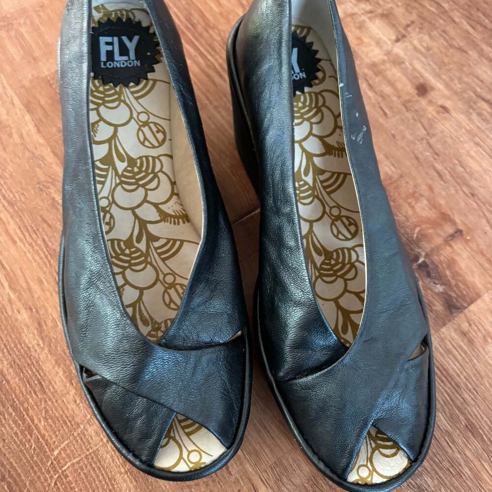 Fly London Peep Toe Shoe